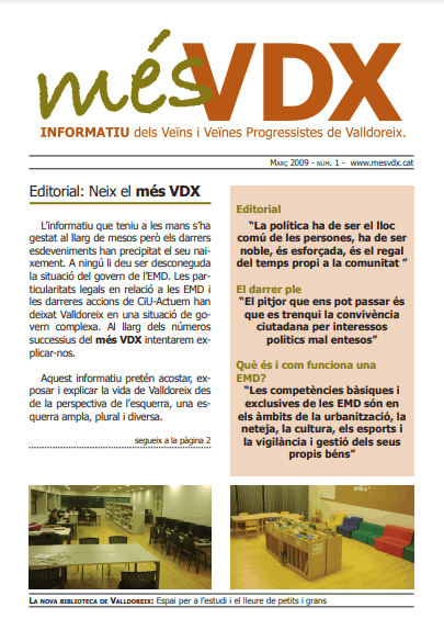 mésVDX març 2009