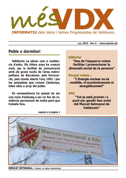 Butlletí mésVDX