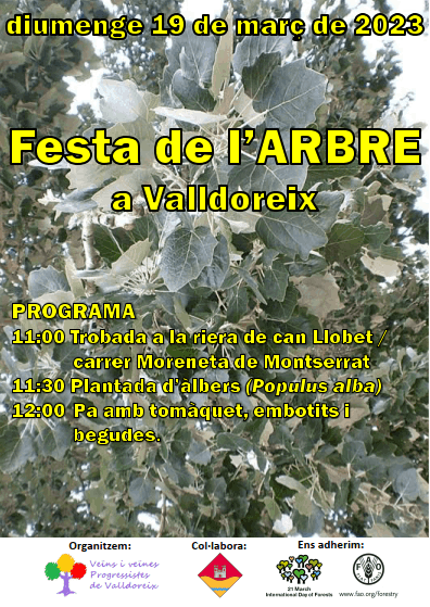Festa de l'Arbre, 19 de març 2023