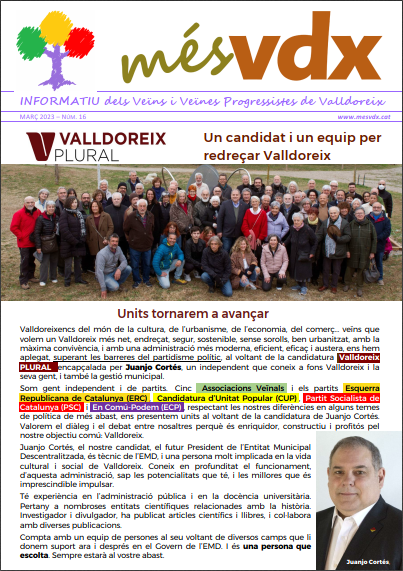 Butlletí mésVDX