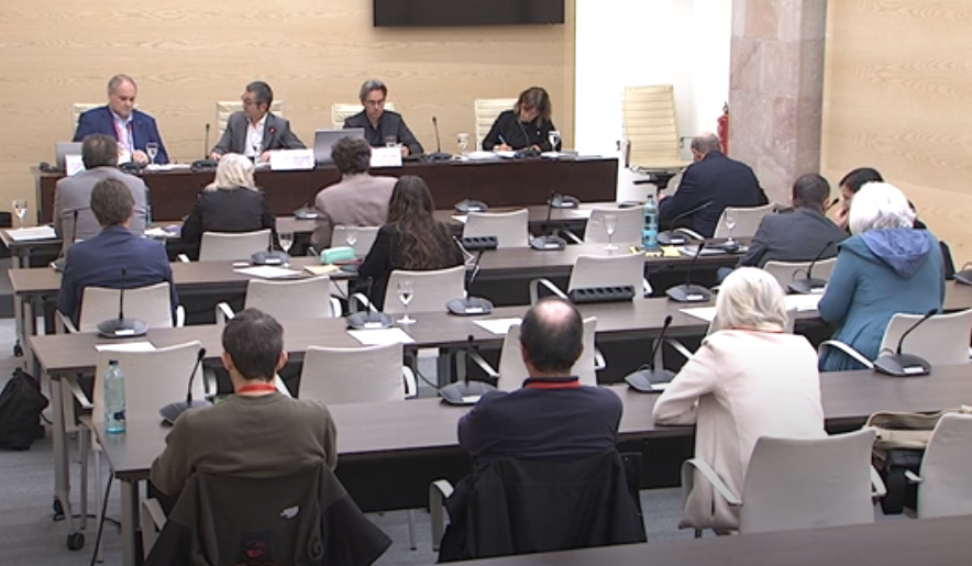 Juanjo Cortés davant la Comissió del Parlament