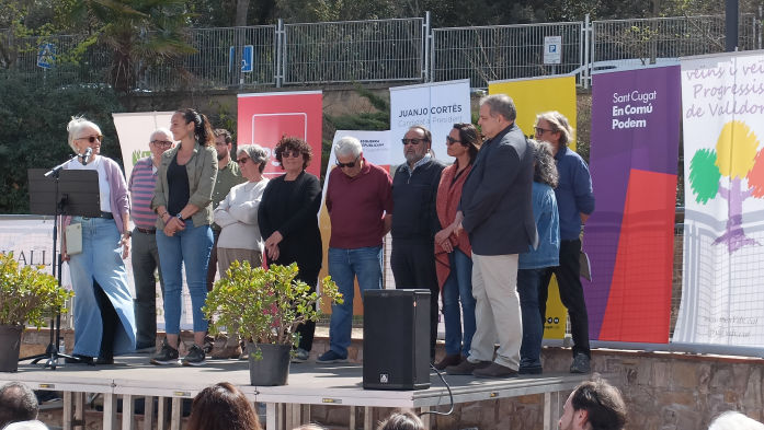 El PSC representat per Susana Casta i Elena Vila